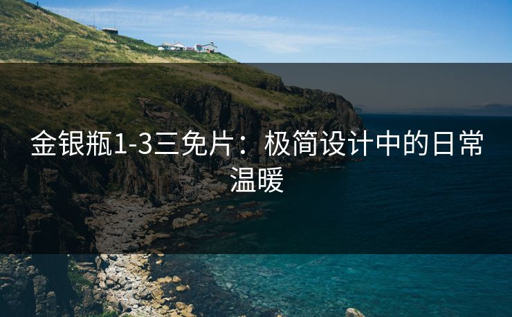 金银瓶1-3三免片:极简设计中的日常温暖 金银瓶1-3三免片:极简设计中的日常温暖